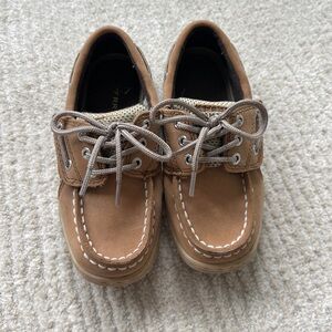 Sperry Tan Moccasin Boat Shoes